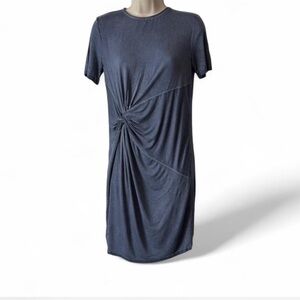 Mineral Wash Twist  Mini‎ Dress
